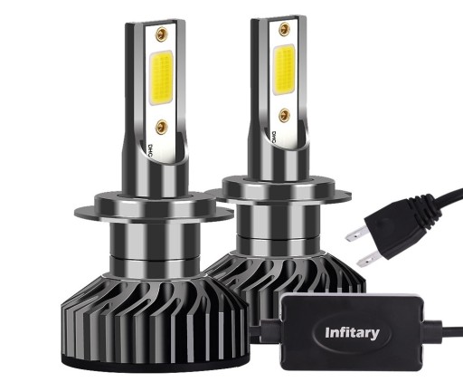 Żarówka LED 12-24V H7 LED 36W 8000lm COB