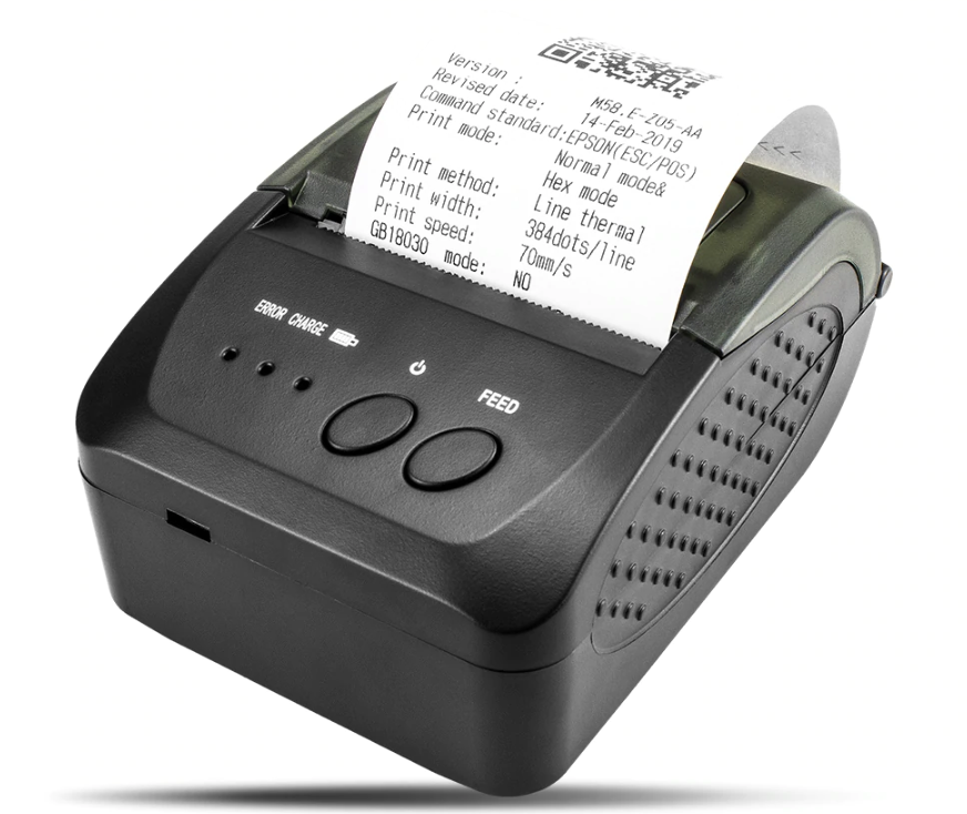 Przenośna drukarka termiczna Netum 1809DD Bluetooth Android iOS