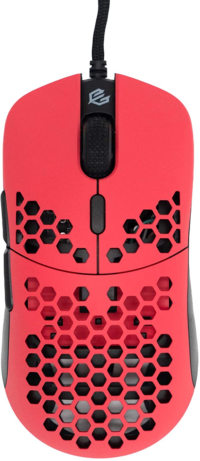 Mysz dla graczy G-Wolves Hati 2020 Edition Pixart 3360 Red