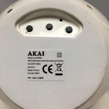 Budzik Akai ACW20 lampa budząca Wake-Up light światło
