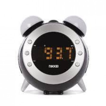 Radziobudzik LCD Nikkei NR280P retro temperatura laser