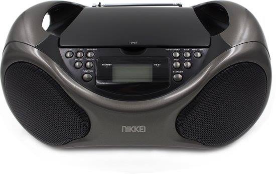Nikkei NPRC61AT przenośne radio MP3 odtwarzacz CD z portem USB i aux