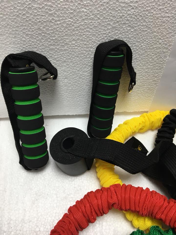 Gumy oporowe do ćwiczeń zestaw zawiera 5 szt