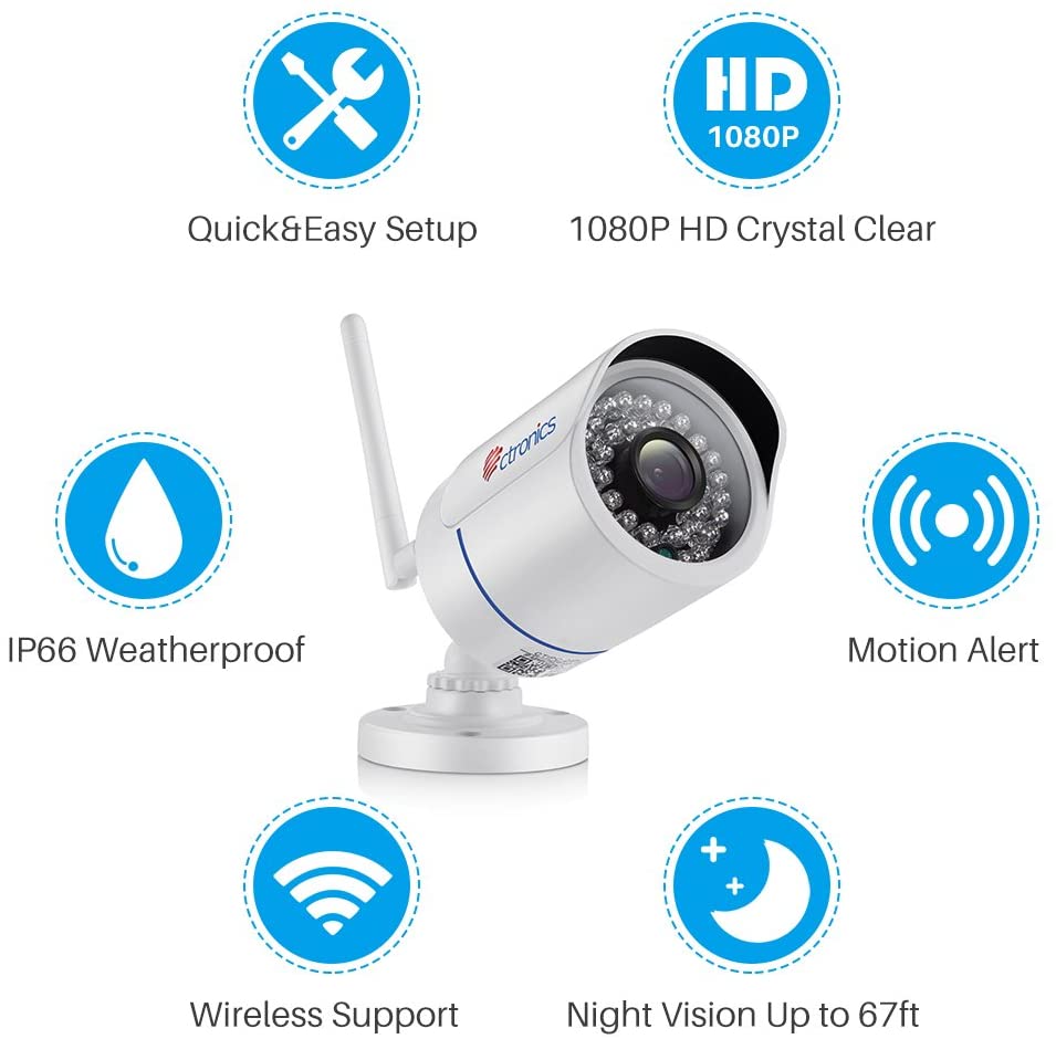 Kamera monitoringu IP Ctronics CTIPC-245C1080PWS