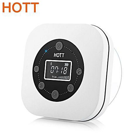 Bezprzewodowy głośnik bluetooth pod prysznic Hott S066 biały