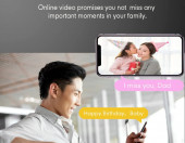 Niania elektroniczna IP Mibao D100 1080P WiFi 360 FHD – zdjęcie 2