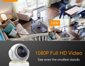 Niania elektroniczna IP Mibao D100 1080P WiFi 360 FHD – zdjęcie 4