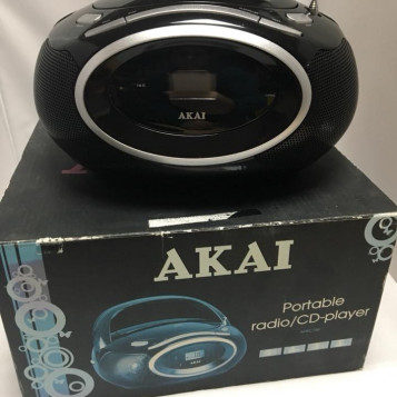 AKAI APRC7BK Przenośne radio / odtwarzacz CD - czarny