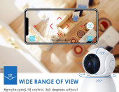 Niania elektroniczna IP Mbuynow 1080P FHD WiFi – zdjęcie 2