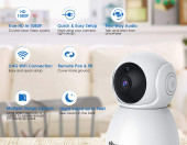 Niania elektroniczna IP Mbuynow 1080P FHD WiFi – zdjęcie 1