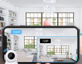 Niania elektroniczna IP Dericam P2 1080P WiFi FHD – zdjęcie 3