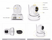 Bezprzewodowa kamera IP Sannce I21AG 720P HD WiFi – zdjęcie 3