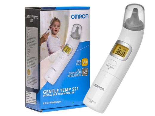 Dokładny termometr do ucha Omron Gentle Temp 521