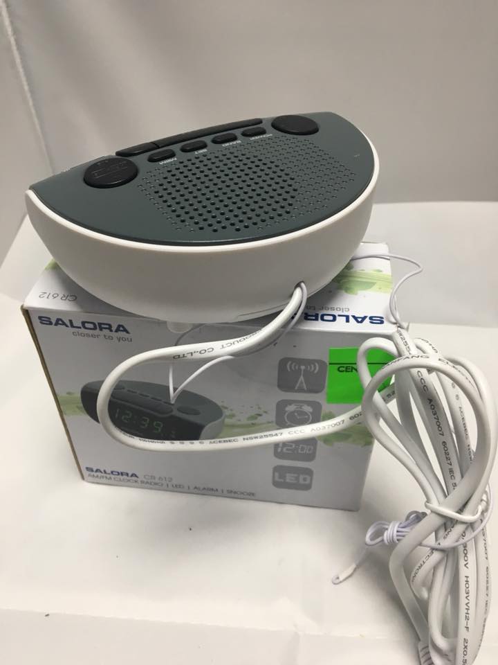 Radiobudzik Salora CR612