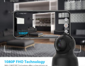 Niania elektroniczna IP Cacagoo XY-R9820-F4 FHD WiFi – zdjęcie 2