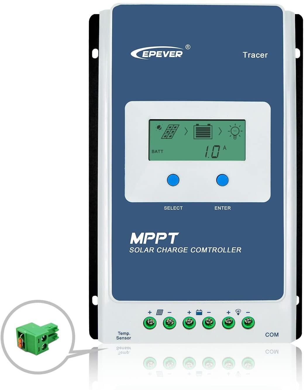 Sterownik solarny regulator ładowania MPPT EPEVER Tracer1210AN 10A
