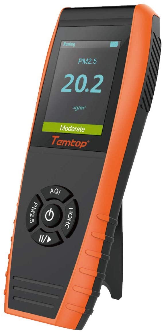 Detektor jakości powietrza formaldehydu Temtop LKC-1000E PM2,5 PM10 HCHO AQI