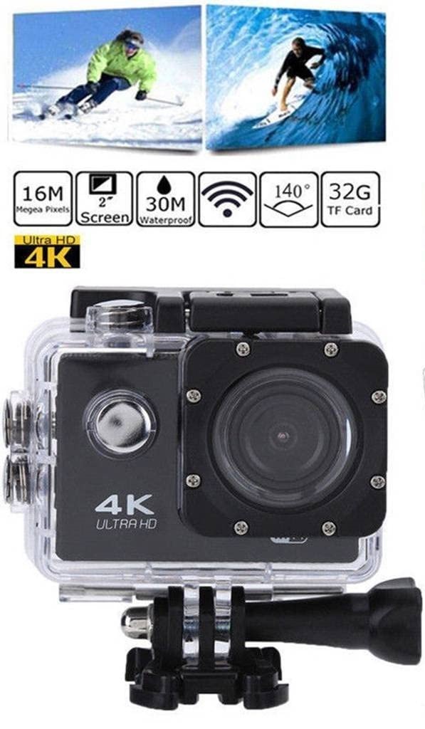 Kamera sportowa wideorejestrator 4K UHD wodoodporna 30FPS