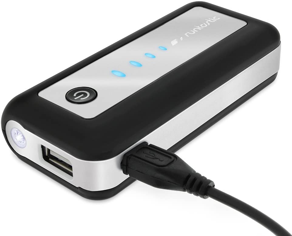 Power Bank kieszonkowy latarka Runtastic USB 5600mAh RUNBATT2