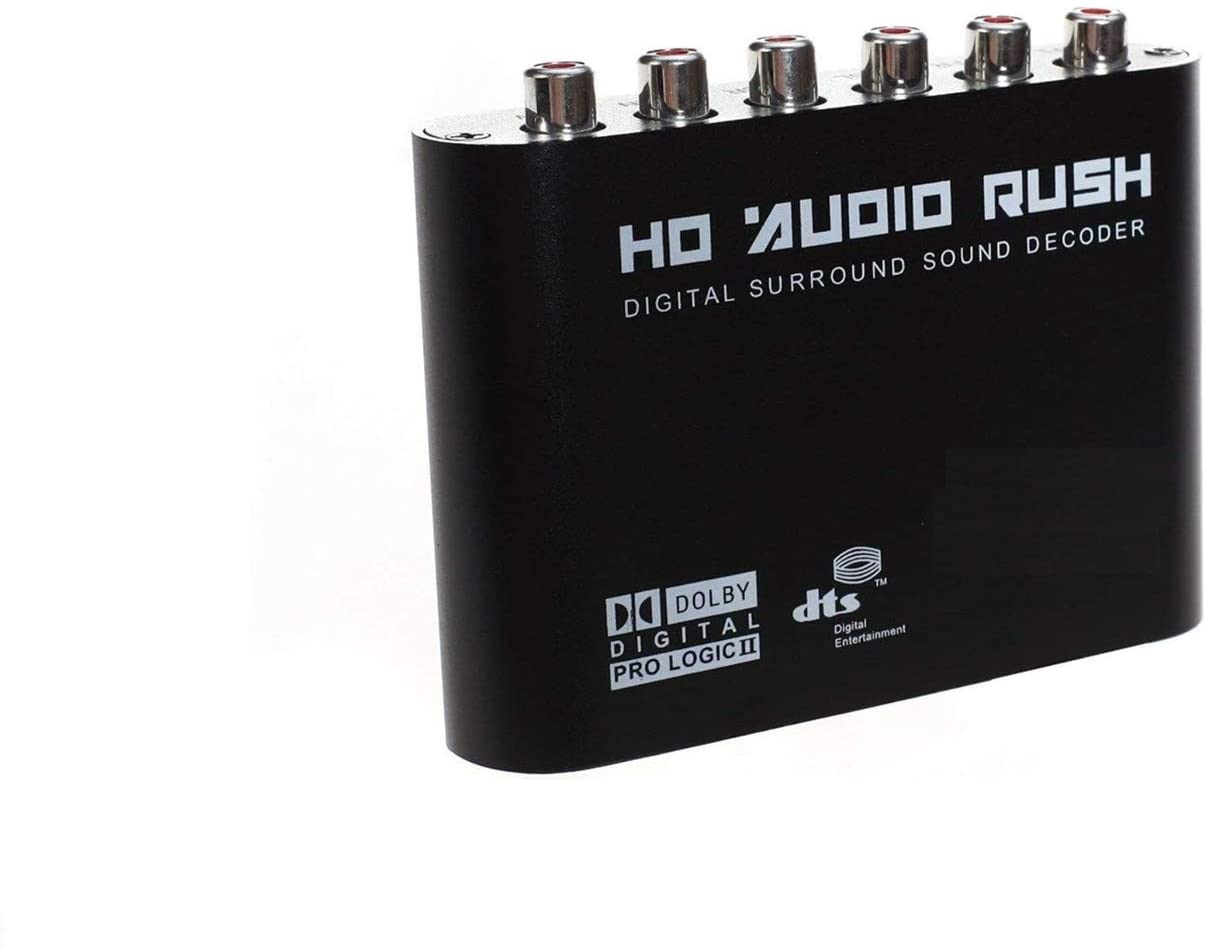 Southsky dekoder optyczny cyfrowy dźwięku 5.1 6RCA SPDIF DTS AC3