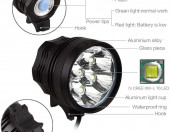 Reflektor rowerowy 10500LM 7 LED 9600 mAh IP66 CREE XML-T6 – zdjęcie 2