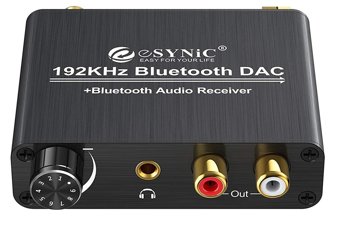 Konwerter przetwornik cyfrowo-analogowy eSynic 192kHz DAC Bluetooth 5.0