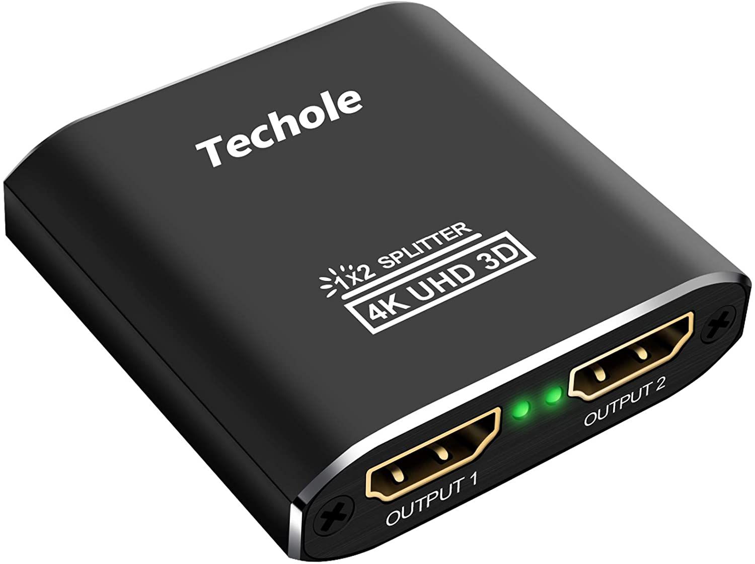 Rozdzielacz spliter HDMI 2w1 Techole 4K V1.4 HDCP 3D Blu-Ray Apple TV