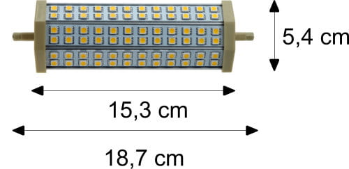 Żarówka żarnik led R7S 15W 187mm
