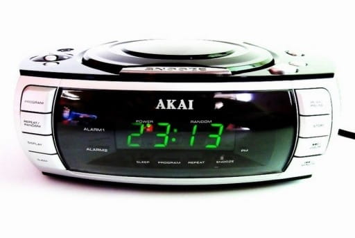 Akai ARC120BK Japan Radio CD Zegar Budzik