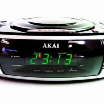 Akai ARC120BK Japan Radio CD Zegar Budzik