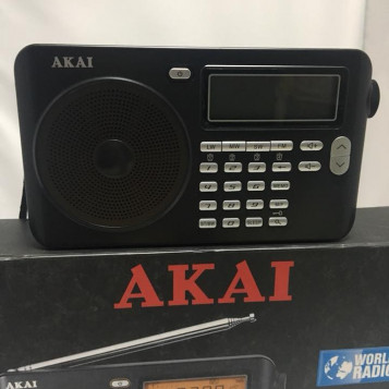 Akai APW15 odbiornik na całym świecie (UKF/PLL tuner) Czarny
