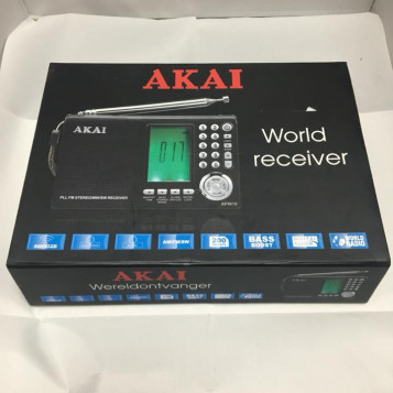 Akai APW10 odbiornik na całym świecie UKF/PLL tuner czarny
