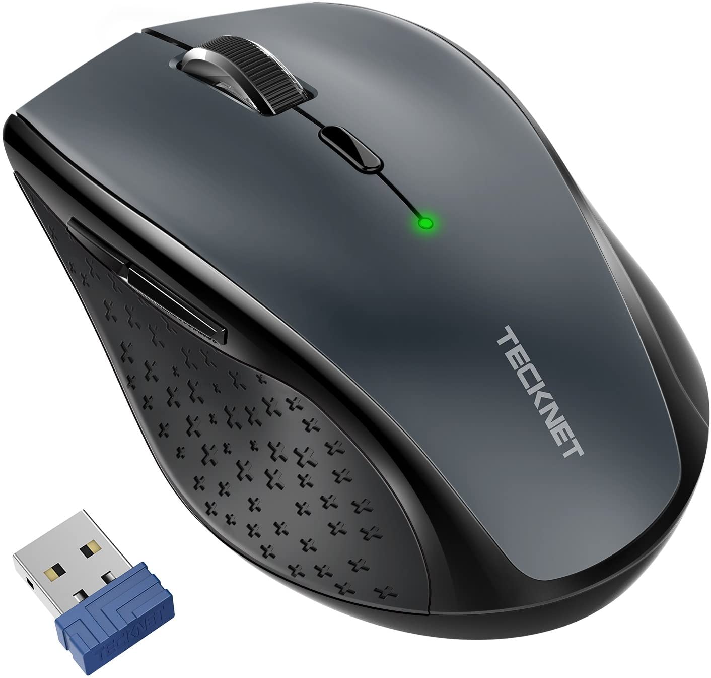 Myszka mysz bezprzewodowa ergonomiczna TeckNet M002 USB