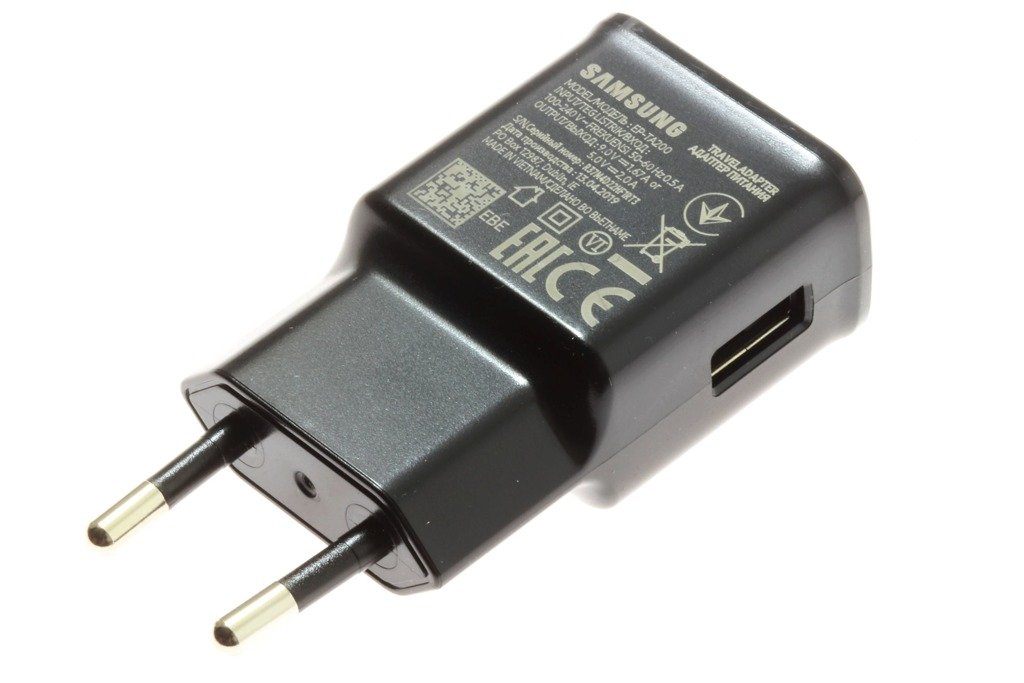 Oryginalna ładowarka Samsung EP-TA200 S10 Fast Charge czarna