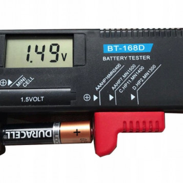 Miernik tester baterii akumulatorów AAA AA BT-168D (używany)
