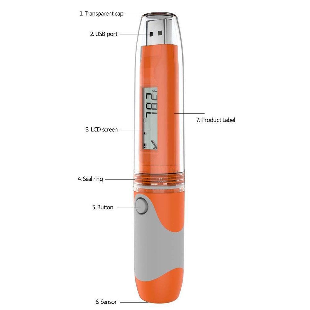 Wodoodporny rejestrator temperatury Elitech RC-51 USB