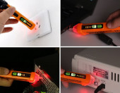 Miernik napięcia Meterk MK02 12-1000V AC detektor bezpieczny – zdjęcie 2