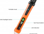 Miernik napięcia Meterk MK02 12-1000V AC detektor bezpieczny – zdjęcie 4