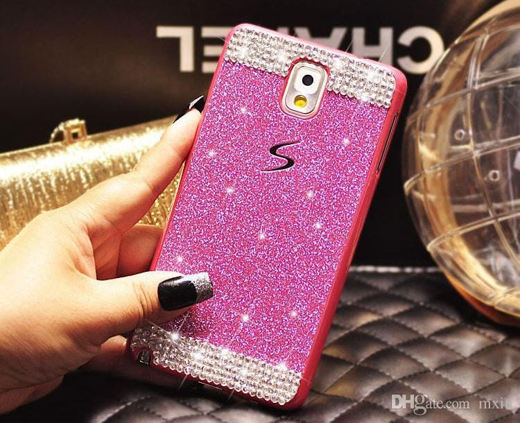 Etui samsung galaxy S5 różowy glitter case