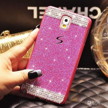 Etui samsung galaxy S5 różowy glitter case