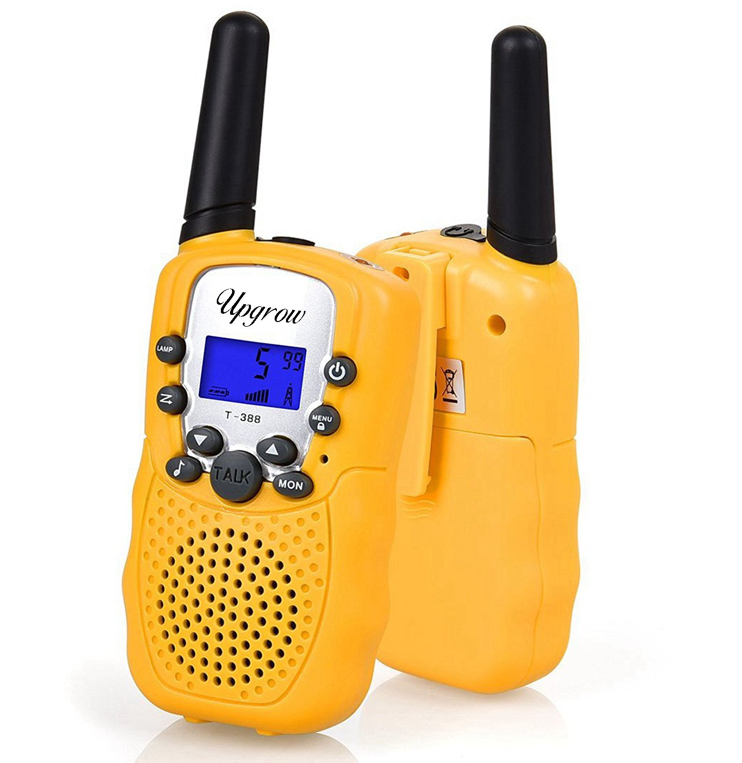Krótkofalówka dla dzieci Walkie Talkie Upgrow T-388 PMR446 yellow 1szt