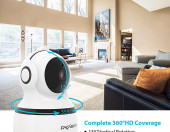 Niania elektroniczna IP Cacagoo XY-R9820-F4 FHD WiFi biała – zdjęcie 3