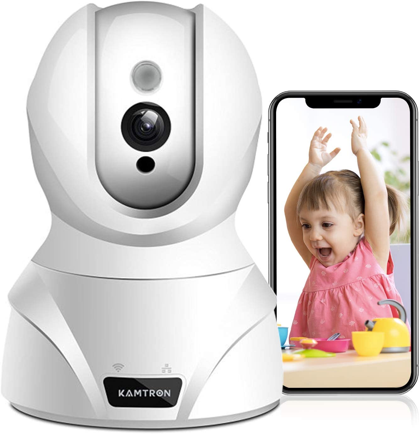 Niania elektroniczna wideo IP Kamtron 826-X HD biały