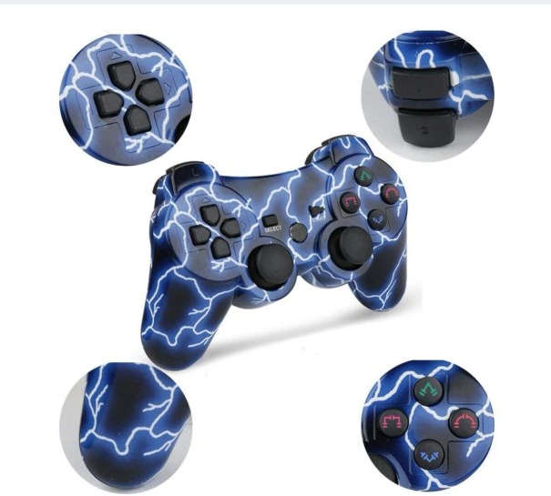 Bezprzewodowy kontroler Bluetooth dla SONY PS3 CECHZC2U niebieski