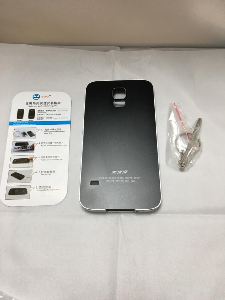 Metalowe etui samsung galaxy S5 czarne