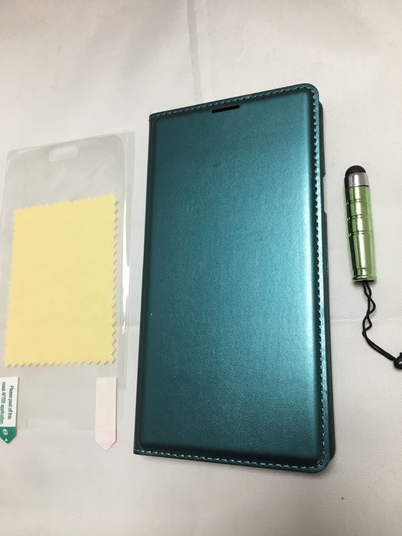 Etui futerał samsung galaxy S5 zielony imitacja skóry