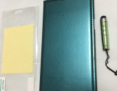 Etui futerał samsung galaxy S5 zielony imitacja skóry – zdjęcie 1