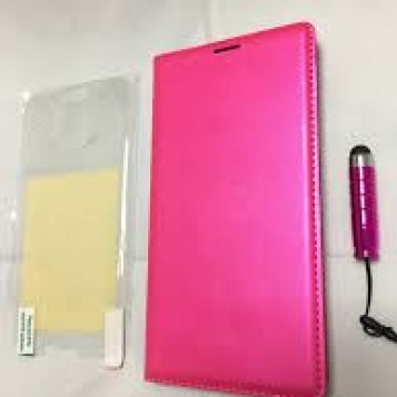 Etui futerał samsung galaxy S5 różowy imitacja skóry