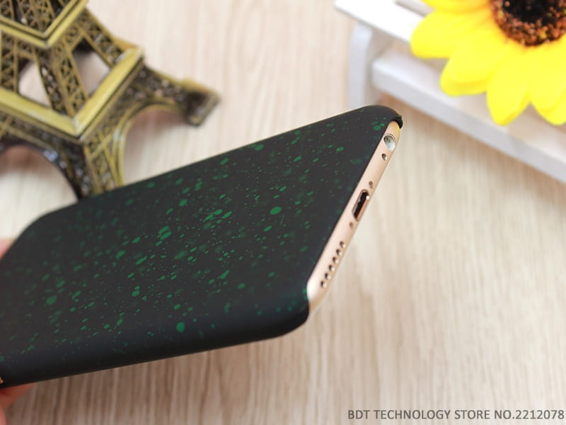 Etui iPhone 6 stars gwiazdy galaxy case zielony