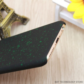 Etui iPhone 6 stars gwiazdy galaxy case zielony